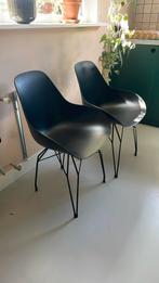 2 eetkamerstoelen Kubikoff diamond, Huis en Inrichting, Ophalen, Gebruikt, Zwart, Twee