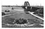 976606 Nijmegen 1962 Gld Waalbrug Postzegel afgeweekt, Verzamelen, Ophalen of Verzenden, 1960 tot 1980, Gelopen, Gelderland