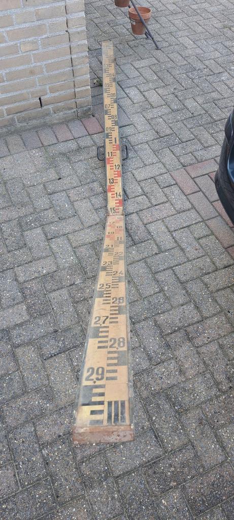 Antieke Opklapbare Baak waterpas Schaal, Antiek en Kunst, Antiek | Gereedschap en Instrumenten, Ophalen