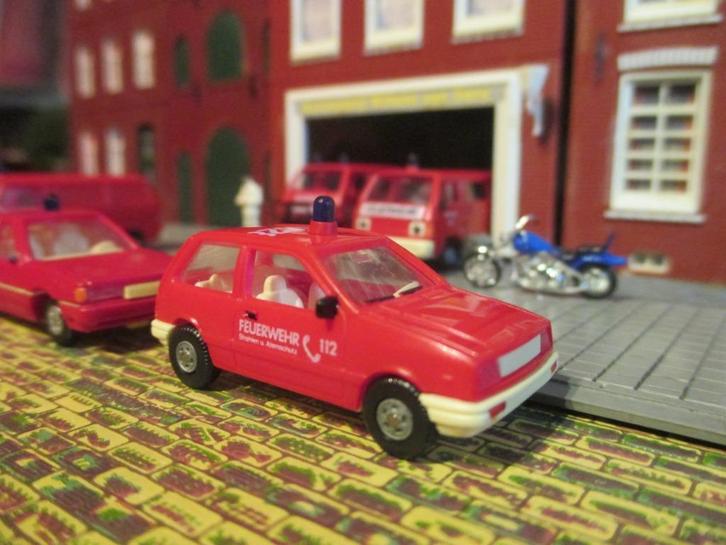 Suzuki Swift - Rietze Brandweer, Hobby en Vrije tijd, Modelauto's | 1:87, Gebruikt, Ophalen of Verzenden