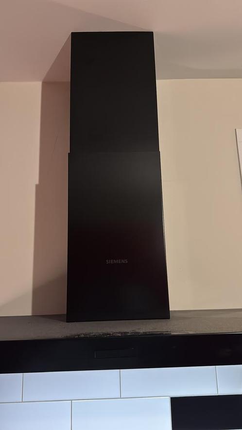 Siemens afzuigkap 90 cm zwart LC96BBC60, Witgoed en Apparatuur, Afzuigkappen, Zo goed als nieuw, Wandschouwkap, Ophalen