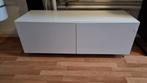 Wit IKEA TV-meubel (BESTA), kast 120cm, hangkast, wandkast, Ophalen, 100 tot 150 cm, Zo goed als nieuw, Minder dan 100 cm