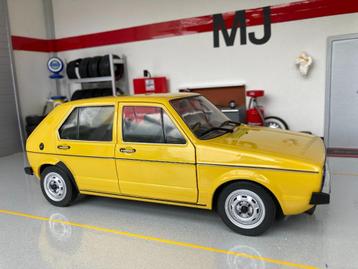 VW Golf 1 CL 1:18 Solido Yellow OVP MJ beschikbaar voor biedingen