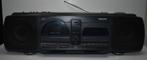 Philips AZ-8102 Boombox Radio/CD/Cassette, D, Ophalen of Verzenden, Zo goed als nieuw, Radio