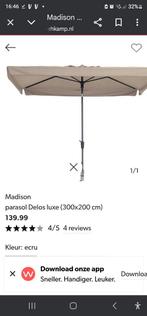 Nog (bijna ) nieuwe prachtige parasol(s), Ophalen, Nieuw, 2 tot 3 meter, Parasolvoet