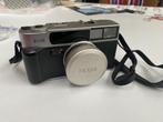 Analoge camera Konica Hexar Silver met flitser in doos, Audio, Tv en Foto, Fotocamera's Analoog, Ophalen of Verzenden, Gebruikt