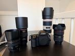 Zeer nette Canon 5D IV met lenzen!!!, Audio, Tv en Foto, Fotocamera's Digitaal, Ophalen, Gebruikt, Canon, Geen optische zoom