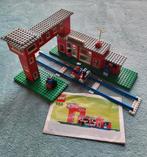 Lego trein 4,5 & 12 Volt blauwe rails station set 148 + boek, Ophalen of Verzenden, Gebruikt, Complete set, Lego
