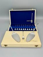 Zilveren gebaksvorkjes en taartscheppen, kroon, complete set, Ophalen of Verzenden, Zilver