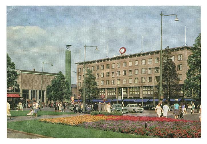 982449 Rotterdam Coolsingel C&A 1963 Wederopbouw Gelopen, Verzamelen, Ansichtkaarten | Nederland, Gelopen, Zuid-Holland, 1960 tot 1980