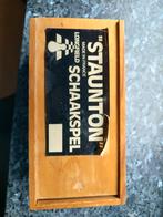 Schaakbord met schaakstukken. Staunton schaakspel., Ophalen of Verzenden, Gebruikt
