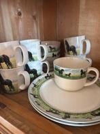 Servies Wiebe van der Zee - Friese Paarden, Gebruikt, Ophalen of Verzenden, Overige stijlen, Aardewerk