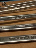 Diversen steek en ringsleutels, Doe-het-zelf en Verbouw, Gereedschap | Handgereedschap, Ophalen of Verzenden, Gebruikt