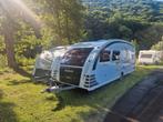 Dethleffs Aerostyle 570 TK (2010) caravan, 7 tot 8 meter, Bedrijf, Treinzit, Dwarsbed