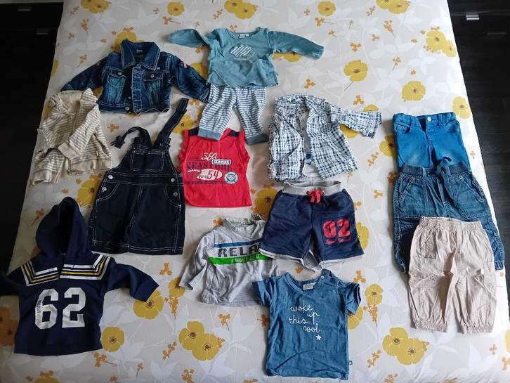 Kledingpakket jongen, maat 68, Kinderen en Baby's, Babykleding | Baby-kledingpakketten, Gebruikt, Maat 68, Ophalen