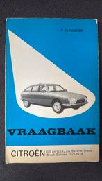 Vraagbaak Citroën GS en GS 1220, Berline, Break, Ophalen