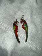 Papagaai Oorbellen - Zo goed als nieuw!, Overige materialen, Hangers, Ophalen of Verzenden, Zo goed als nieuw