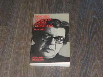 ERICH FRIED - HONDERD GEDICHTEN ZONDER VADERLAND beschikbaar voor biedingen