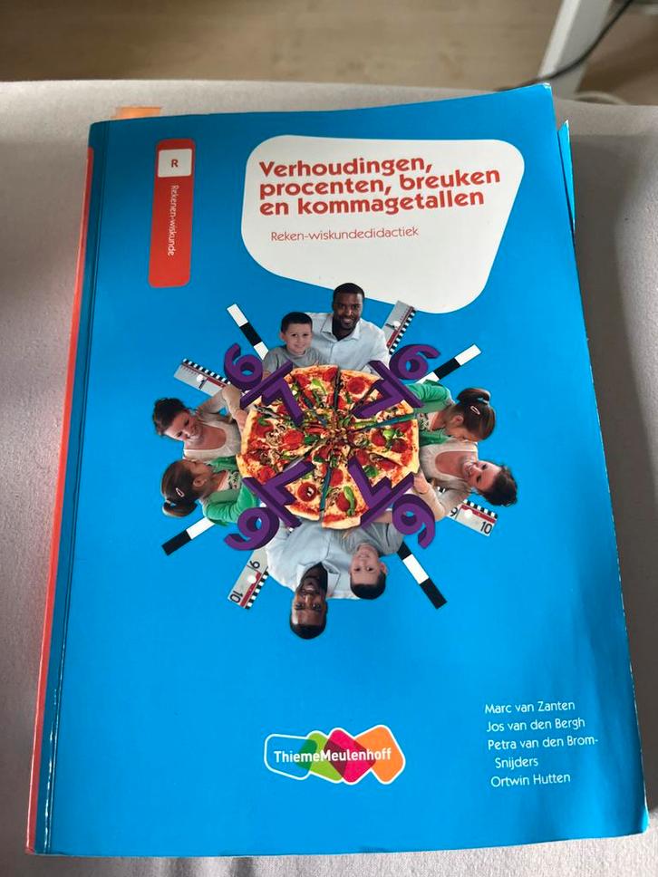 Verhoudingen, procenten, breuken - Reken-wiskundedidactiek, Boeken, Studieboeken en Cursussen, Gelezen, HBO, Ophalen of Verzenden