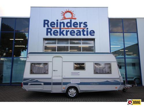Fendt Saphir 490 Q Etuiluifel, fietsenrekken, Caravans en Kamperen, Caravans, Bedrijf, tot en met 4, Standaardzit, Fendt, Dwarsbed