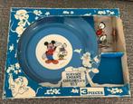 Vintsge Kinderservies Disney 3 Delig in Verpakking. France., Verzenden, Zo goed als nieuw, Servies