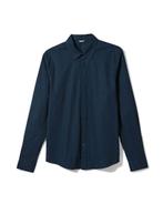 [HEMA] - Herenoverhemd Katoen, Donkerblauw M - Nieuw, Hema, Blauw, Nieuw, Halswijdte 39/40 (M)