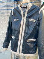 Mooi leren jasje, maat 44, Kleding | Dames, Blauw, Maat 42/44 (L), Ophalen of Verzenden, Zo goed als nieuw