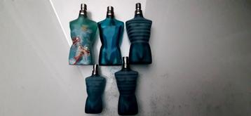 Lege Jean Paul Gaultier parfumflessen 125-75-50ml beschikbaar voor biedingen