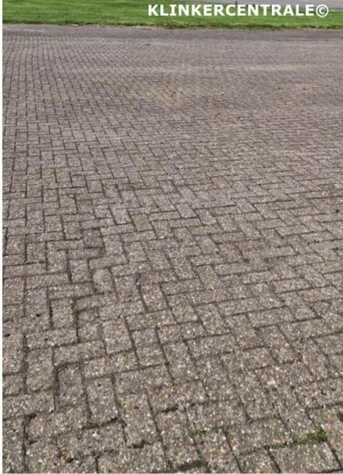 ROOIKORTING 1.300m2 heidegrijs betonklinkers straatstenen bk, Tuin en Terras, Tegels en Klinkers, Gebruikt, Klinkers, Beton, 10 m² of meer