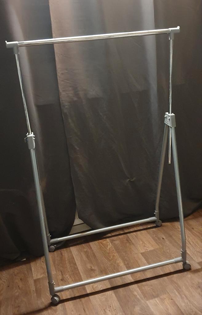 Verstelbaar Kledingrek, Kleding | Dames, Kledingrekken, Gebruikt, Met wielen, Ophalen