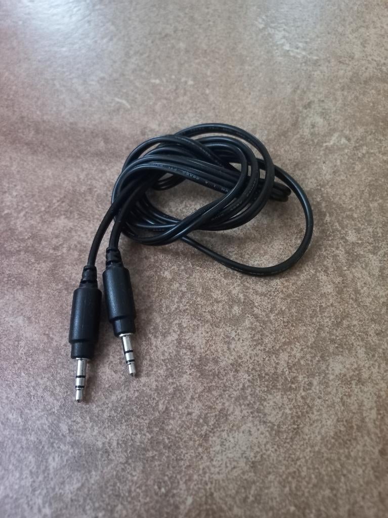 minijack kabel, 1,20m - NIEUW, Ophalen of Verzenden, Nieuw