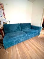 Ribstof bank, Huis en Inrichting, Banken | Sofa's en Chaises Longues, Ophalen, Driepersoons, 75 tot 100 cm, Zo goed als nieuw