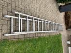 2 stevige lange ladders, Doe-het-zelf en Verbouw, Ladders en Trappen, Ophalen, Gebruikt, 4 meter of meer