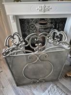 Haardscherm, Vonkenscherm, Spatscherm, Openhaardscherm,ijzer, Huis en Inrichting, Ophalen, Vrijstaande haard, Houthaard