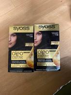 2x Syoss Oleo Intense 1-10 intens zwart // haarverf, Nieuw, Overige typen, Ophalen of Verzenden