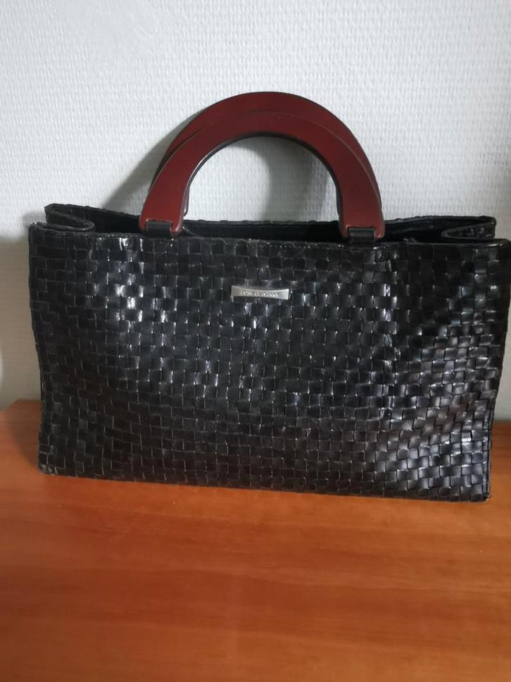 Pons Quintana tas, Sieraden, Tassen en Uiterlijk, Tassen | Damestassen, Zo goed als nieuw, Handtas, Zwart, Ophalen of Verzenden