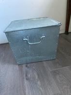 Opberg box opberg kist” zink”, Ophalen of Verzenden, Zo goed als nieuw, 50 tot 100 cm, Minder dan 50 cm