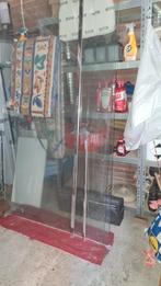 Glazen douchewand met wandstrip en afstandbeugel, Huis en Inrichting, Ophalen, Gebruikt, Overige typen