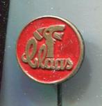 CLAAS rood op zilverkl landbouwmachines speldje ( E_223 ), Verzamelen, Speldjes, Pins en Buttons, Verzenden, Nieuw, Transport