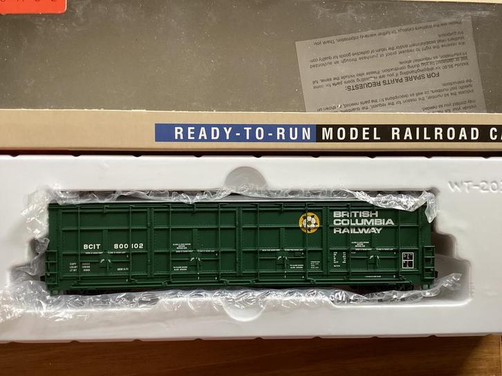 Walthers USA, Thrall door boxcar “BCR” Canada US, HO, 1/87, Hobby en Vrije tijd, Modeltreinen | H0, Nieuw, Wagon, Gelijkstroom of Wisselstroom