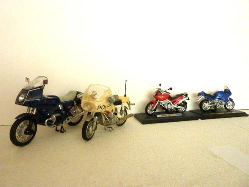 4 BMW motoren (Polistil, Maisto, Road Tough, Welly), Hobby en Vrije tijd, Modelauto's | Overige schalen, Zo goed als nieuw, Motor