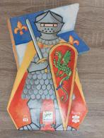 Djeco Puzzel Ridder en Draak, 10 tot 50 stukjes, Ophalen of Verzenden, Zo goed als nieuw, Van hout