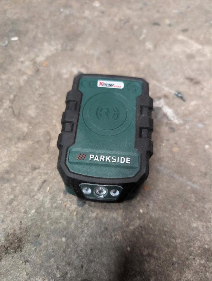 Parkside 20V USB Adapter met Draadloos Opladen, Doe-het-zelf en Verbouw, Bouwverlichting, Ophalen of Verzenden