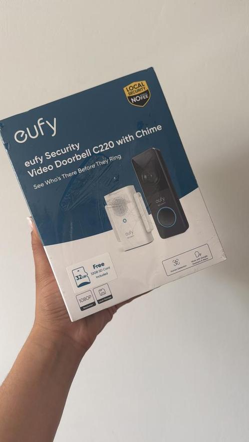 Eufy Video Deurbel C211/C220 met Chime, Huis en Inrichting, Deurbellen, Nieuw, Ophalen of Verzenden