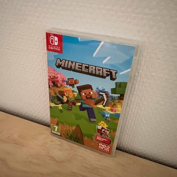 Minecraft, Spelcomputers en Games, Games | Nintendo Switch, Zo goed als nieuw, Overige genres, 1 speler, Vanaf 12 jaar, Online