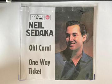 NEIL SEDAKA: OH CAROL -ONE WAY TICKET.  VG beschikbaar voor biedingen