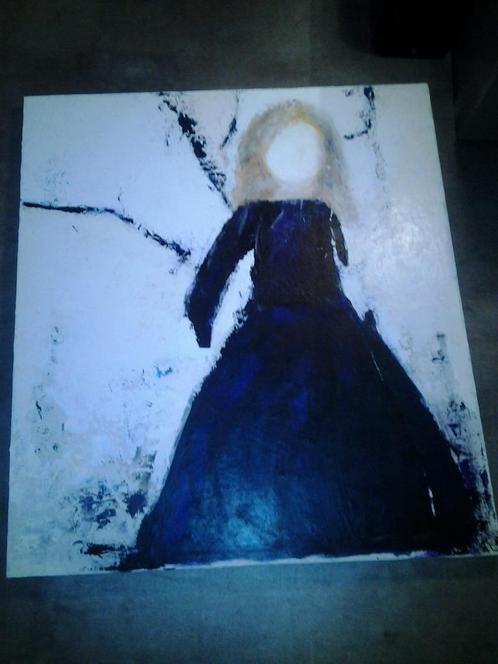 Prachtig schilderij van een engel 90 cm breed en 100 cm hoog, Huis en Inrichting, Woonaccessoires | Schilderijen, Tekeningen en Foto's