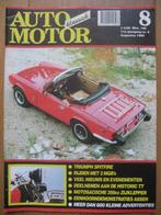 Auto Motor Klassiek 8 1995 Triumph Spitfire, MG B Triumph, Ophalen of Verzenden, Nieuw, Overige merken
