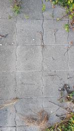 Stoeptegels met golfje 30x30 50 stuks, Ophalen, Gebruikt, 10 m² of meer, Beton