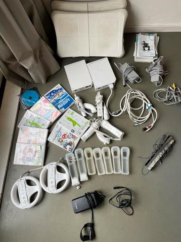 2x Nintendo Wii Complete Set beschikbaar voor biedingen